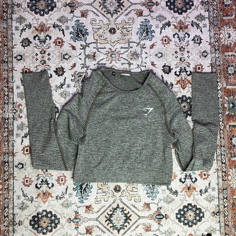 GYMSHARK VITAL SEAMLESS LONG SLEEVE CROP